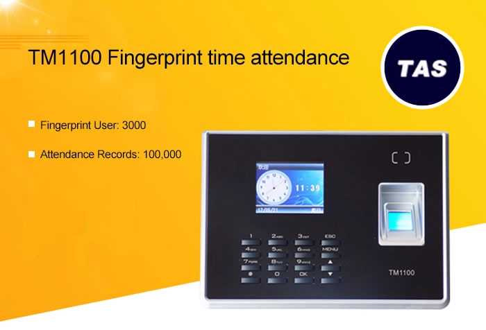 TM1100 Biometric Fingerprint Clocking in Machines Slider